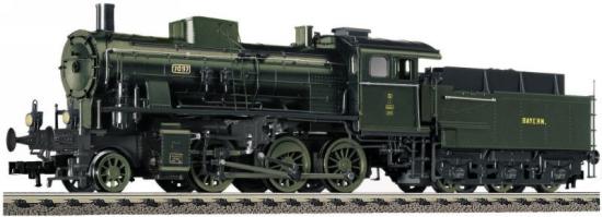 Steam locomotive class bay G 3/4 H with tender bay 3T182<br /><a href='images/pictures/Fleischmann/414402.jpg' target='_blank'>Full size image</a>
